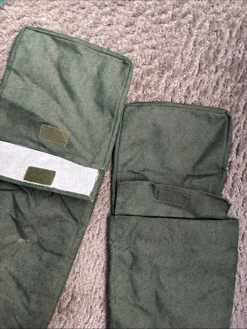 Women’s Olive Green Over-the-Knee Stiletto Boots with pockets